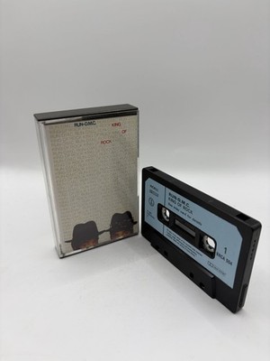 Run Dmc  King Of Rock  Cassette Tape Album Paper Label