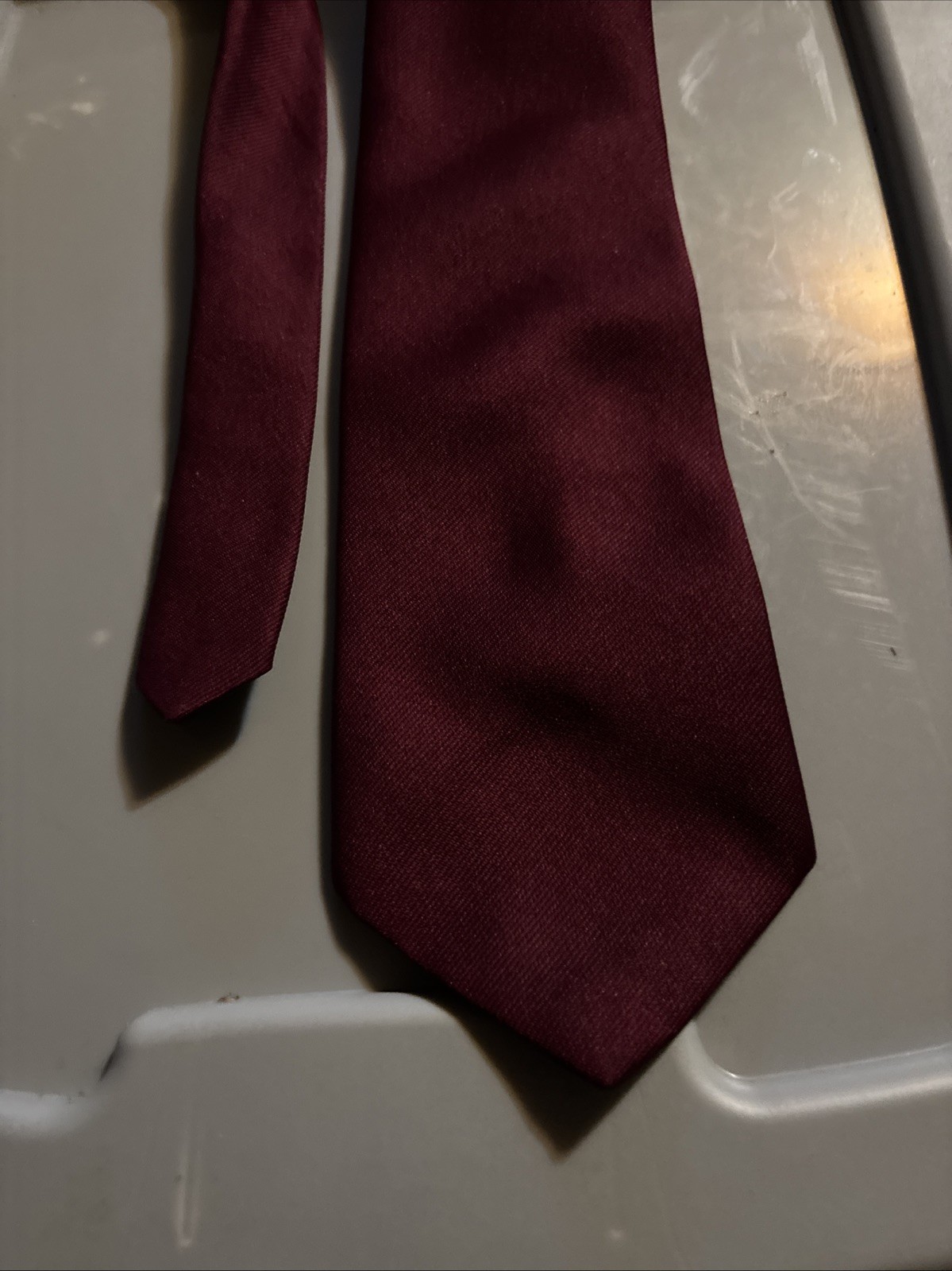 FLYING SCOTSMAN Collection Solid Burgundy Necktie… - image 6