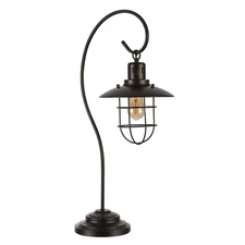 Lighting Collection Nora Modern Farmhouse Industrial Rustic Black Iron Lanter...