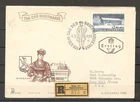 Austria 1958 FDC to USA Nice cancel!