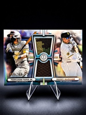 2026 Topps Tribute Fernando Tatis Jr & Manny Machado Patch 001/199 1ST OFF PRINT