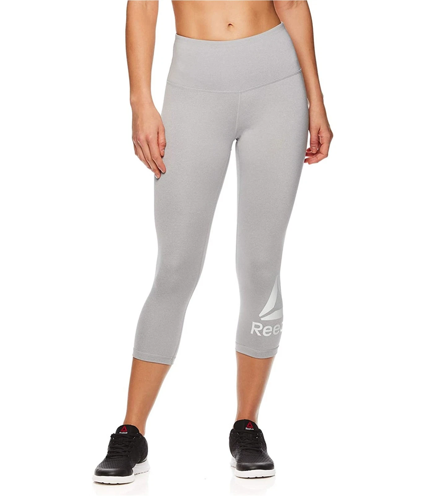 Reebok Wanderlust Capri Athletic Pants Grey Large / 20L