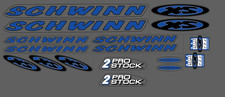 Schwinn XS 2 pro stock darkblue BMX sticker decal