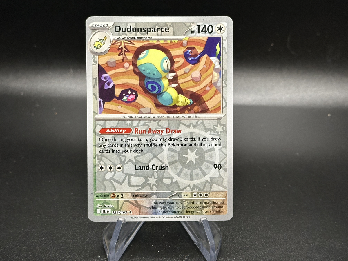 dudunsparce pokemon card Game/[SV2P] Snow Hazard]Dudunsparce 083/071 AR Foil | Buy from TCG Republic Slap 30 [SV9] Dudunsparce ex 120/100SR