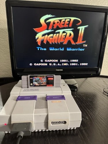 Street Fighter 2 II: The World Warrior Super Nintendo SNES Game Tested & Works