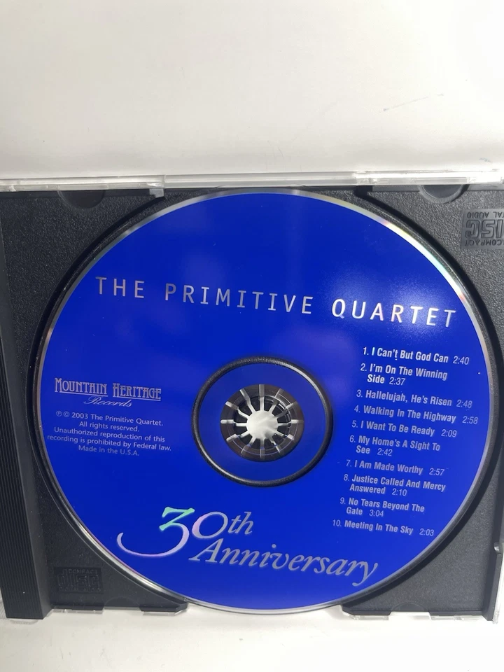 The Primitive Quartet 30th Anniversary CD Used, Cracked Case - Image 3 of 4
