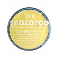 Snazaroo Face Paint - 18ml Yellow - Pale Costume Accessory