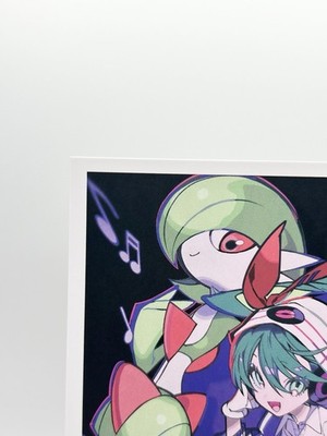 Pokemon x Hatsune Miku Art Print Postcard Limited Japan Event