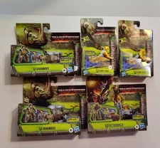  Transformers Rise of the Beasts Lot - Beast Alliance Scourge, Rhinox, Cheetor 