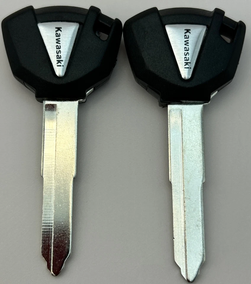 2 llaves en blanco Kawasaki 1979-1983 LTD 400 440 1995+ LTD 500 1990+ Tengai 95 VN800 Foto 2 de 3