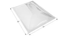 Skylight Dome SL3349C, Clear