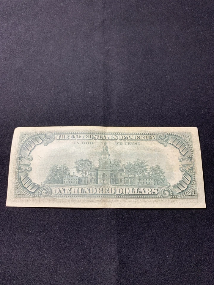 1974 $100-#88216735-Classic Bill Design- One Hundred Dollar “B” Bill! - Image 4 of 4