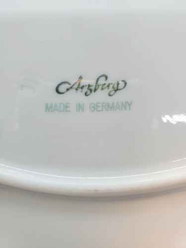MCM Arzberg Weiß Porzellan Oval Platte Made In Germany 15" x 11" - Bild 4 von 9