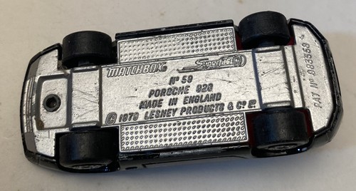 Vintage 1979 Lesney Matchbox Superfast No. 59 Porsche 928 Black England - Picture 6 of 6