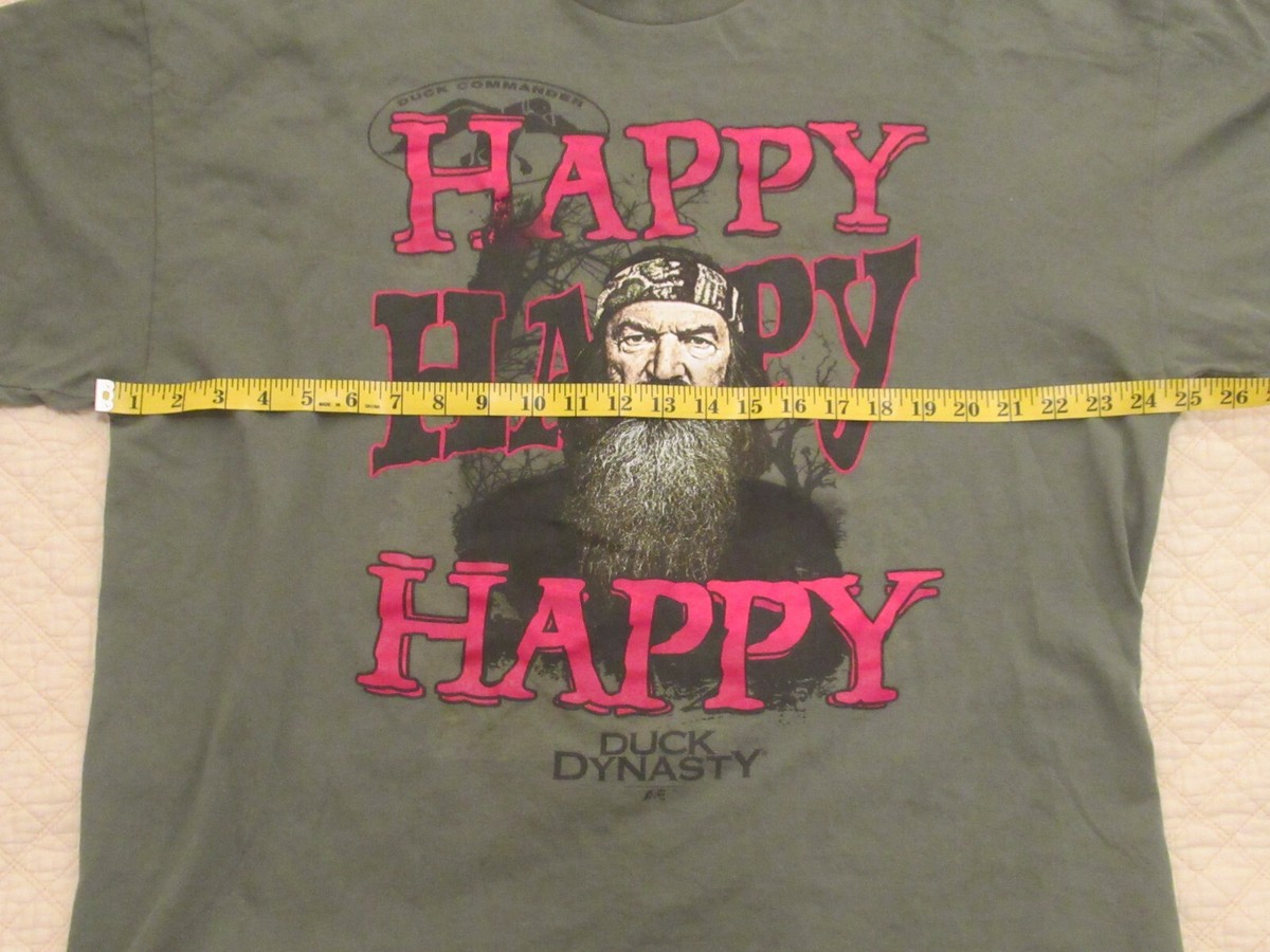 Duck Dynasty Duck Commander Men's Graphic T-Shirt Short Sleeve Green View 2