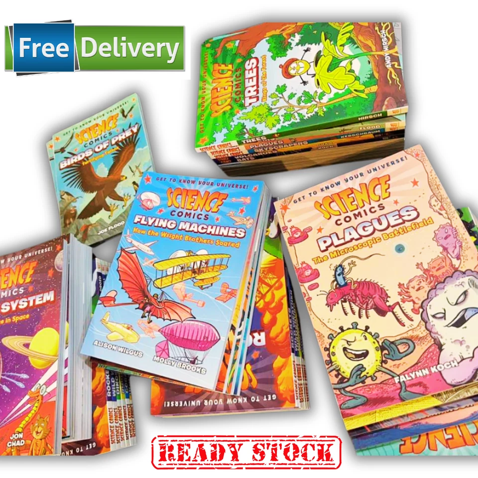 Science Comics Series: Get to Know Your Universe 30 Books Complete Set Kids Gift - Image 2 of 4