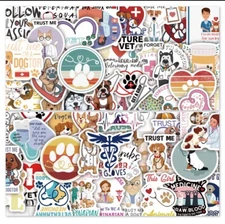 20 Random Vet Tech Animal Stickers Veterinarian Decal Laptop Hydro Free Shipping