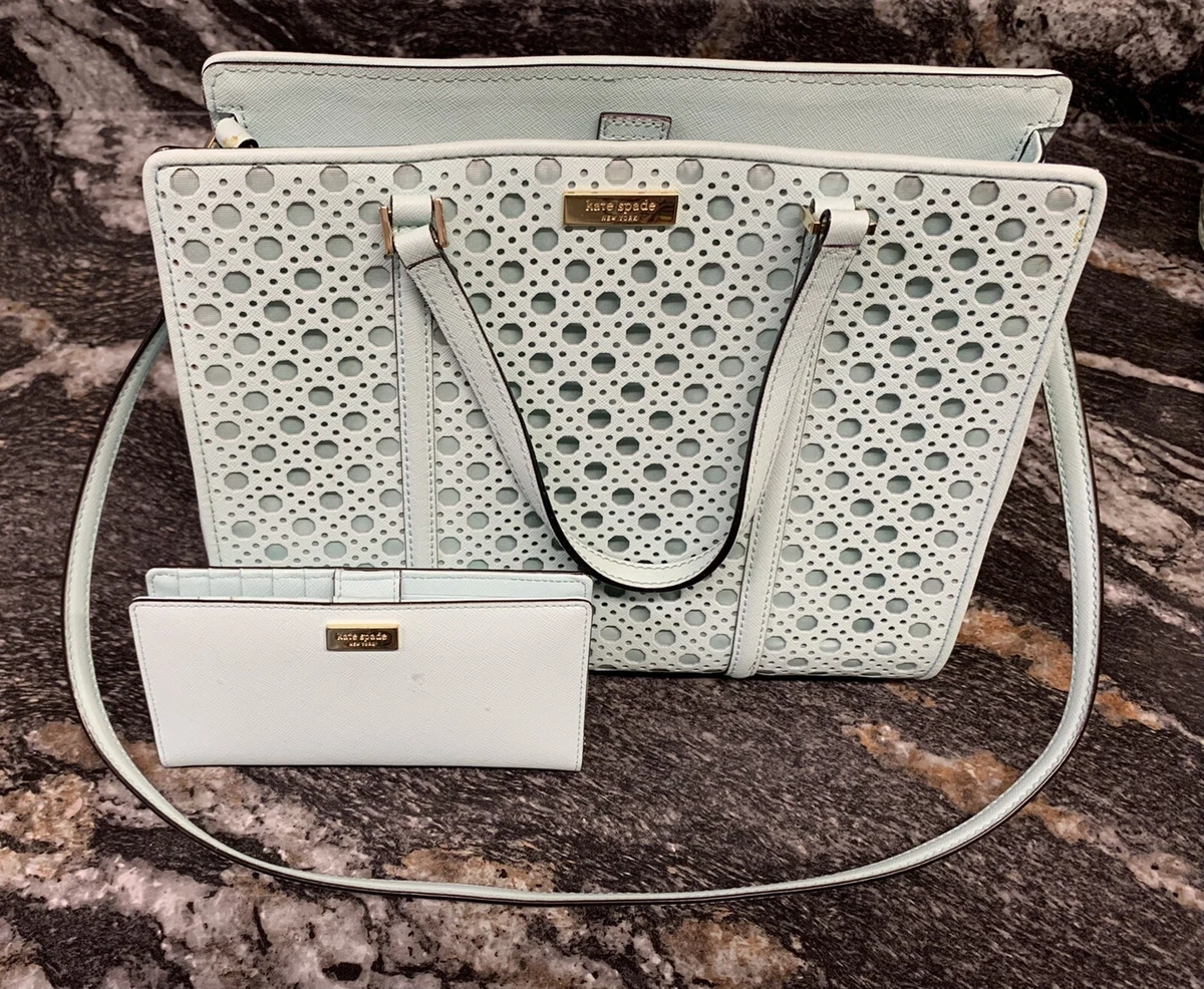 Kate Spade Cutout Crossbody Bag W Matching Wallet