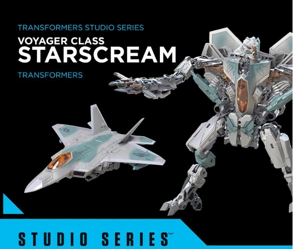 Nueva figura de acción Transformers Starscream Hasbro Studio Series 06 Voyager SS06 Foto 3 de 4