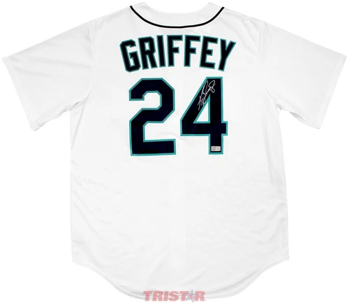 Ken Griffey Jr. Signed Autographed Seattle Mariners White Nike Jersey TRISTAR