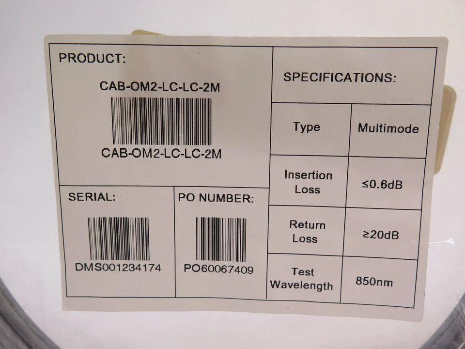 *LOT OF 72* ProLabs CAB-OM2-LC-LC-2M 2m LC (Male) to LC (Male) Orange OM2 Duplex - Image 4 of 4