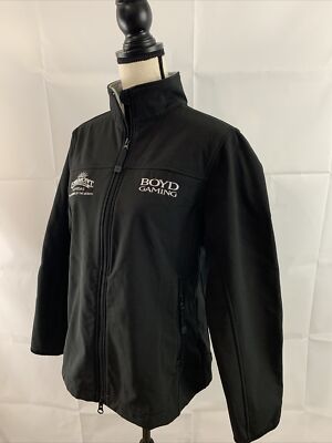 Port Authority Boyd Gaming Fremont Hotel & Casino Jacket Size Large L Black