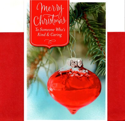 Merry Christmas Someone Special Kind & Caring Hallmark Greeting Card 