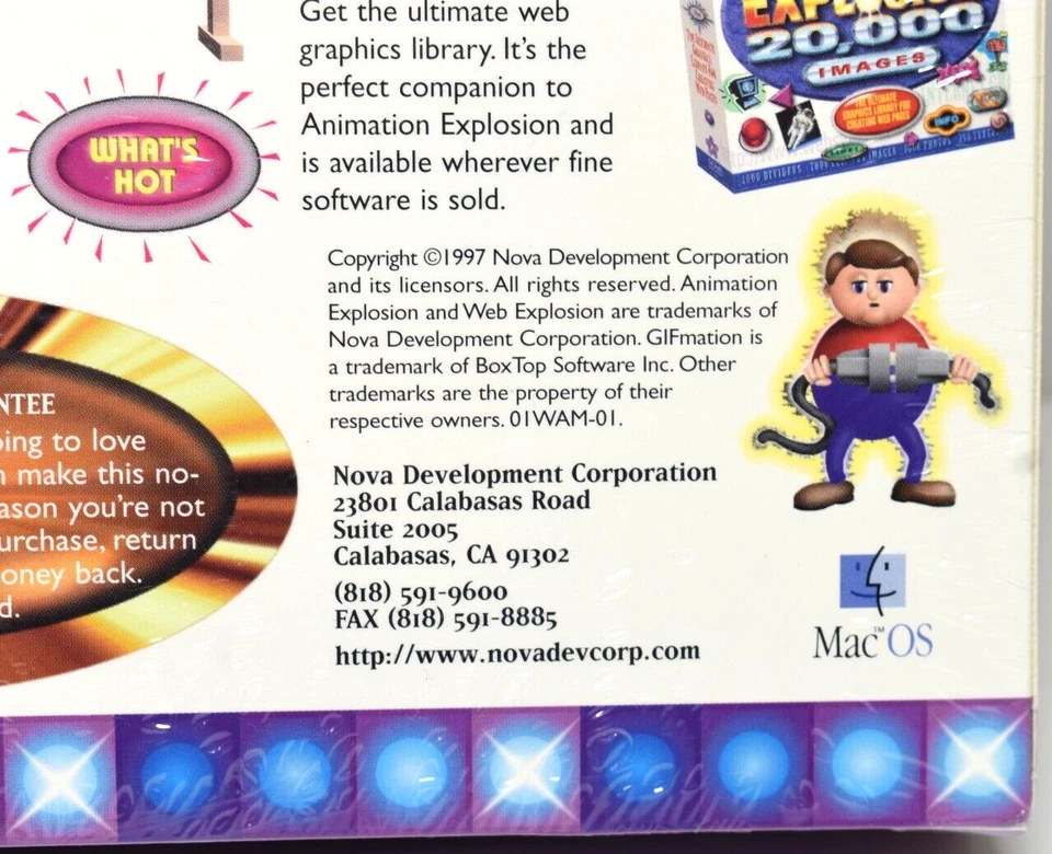 Nova Development 1997 Macintosh Web Animation Explosion 5000 Animations Sealed - Image 3 of 4