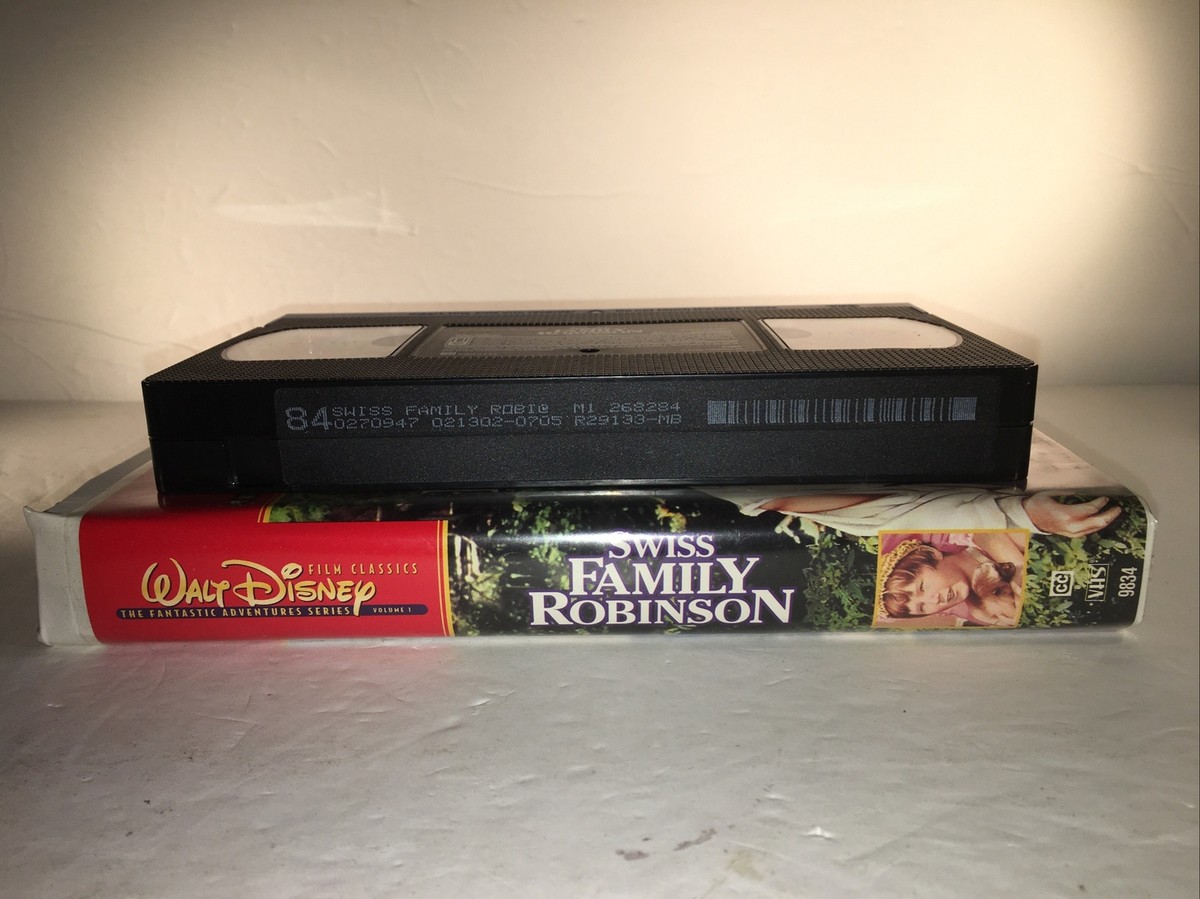 Swiss Family Robinson VHS Clam Shell The Fantastic Adventure