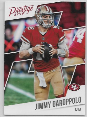 2018 Prestige #199 Jimmy Garoppolo San Francisco 49ers Eastern Illinois
