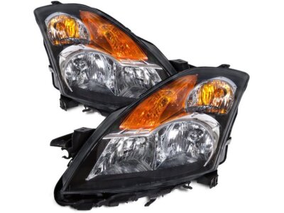Front Headlight Set For 07-09 Nissan Altima Hybrid Sedan GB48V2