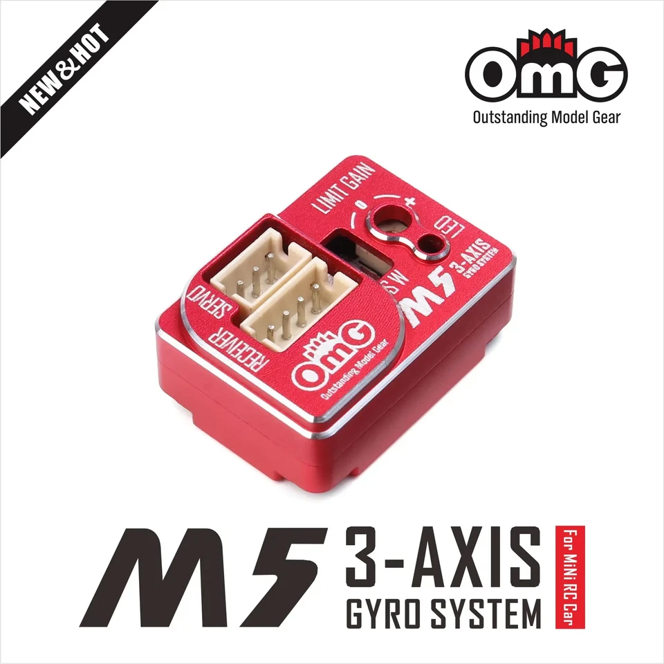 OMG 3-AXIS M5 Micro Gyroscope Gyro System for RC 1/27th 1/28 MINI-Z/Q Drift Car - Image 3 of 4