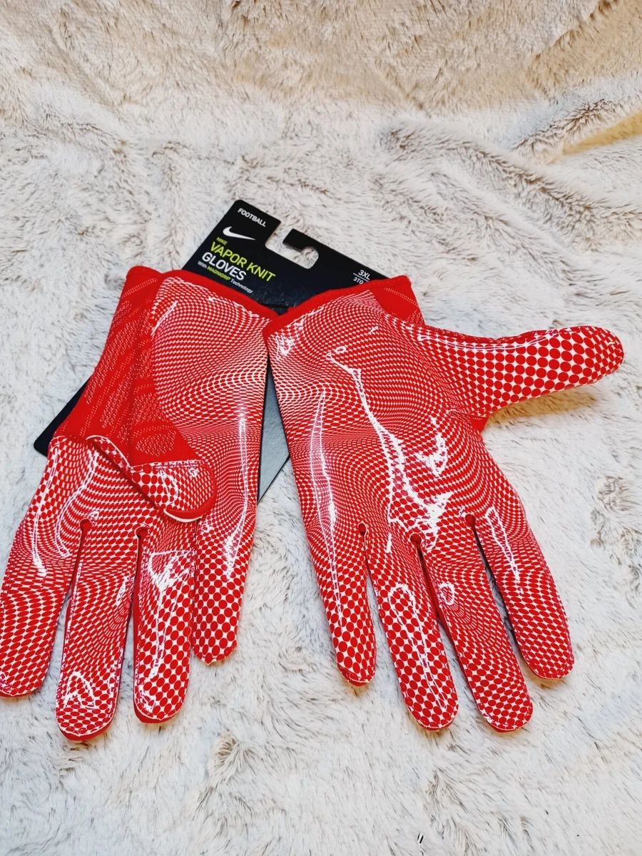 Mens Nike Superbad 5 Padded Football Gloves University Red