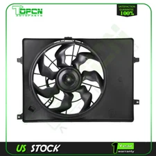 Radiator Condenser Cooling Fan Assembly For 2016 2017 2018-2020 Kia Sorento