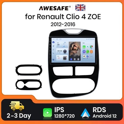 NEU Wireless CarPlay Android Autoradio Stereo Haupteinheit für Renault Clio 4 ZOE