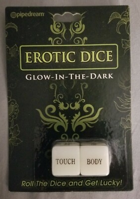 NEW Erotic Dice Glow in the Dark Dice