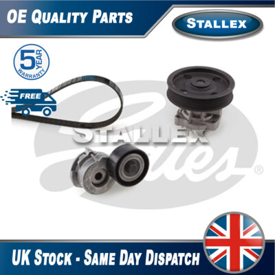 Fits Vauxhall + Other Models Alternator Belt Kit + Water Pump Stallex