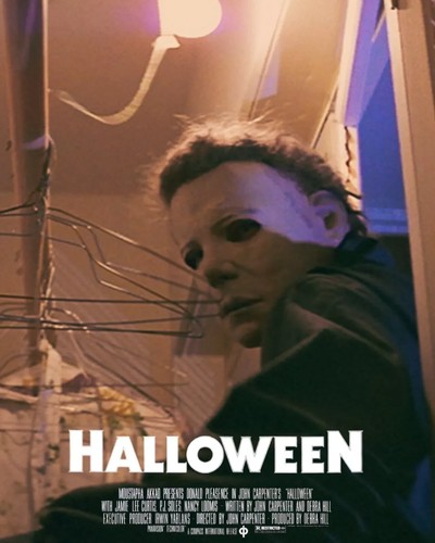 Halloween Movie Poster Luster Finish Michael Myers Jamie Lee Curtis - Picture 3 of 7