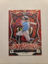 2024 Donruss Unleashed Jackson Holliday RC Red Xplosion Parallel 37/99 Orioles