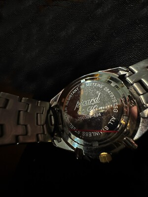 Montre Homme Picard & Cie Savoy - Boîtier Acier 49mm, Bracelet Métal, Quartz Japonais, Neuve
