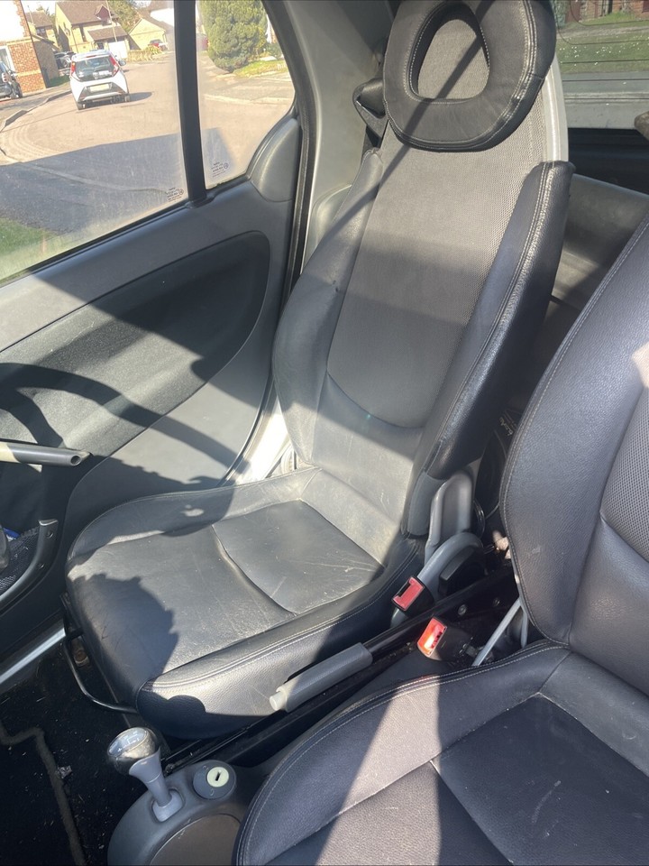 Center Armrest Smart 450 Fortwo To 2007 Leather Height - Adjustable ABE