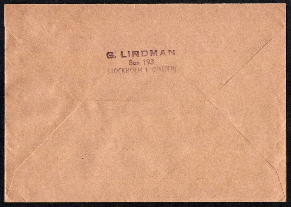 Sweden 1966 Registered Cover, 230 Öre, Fredrika Bremer Block, Lutry — 第 2/3 张图片