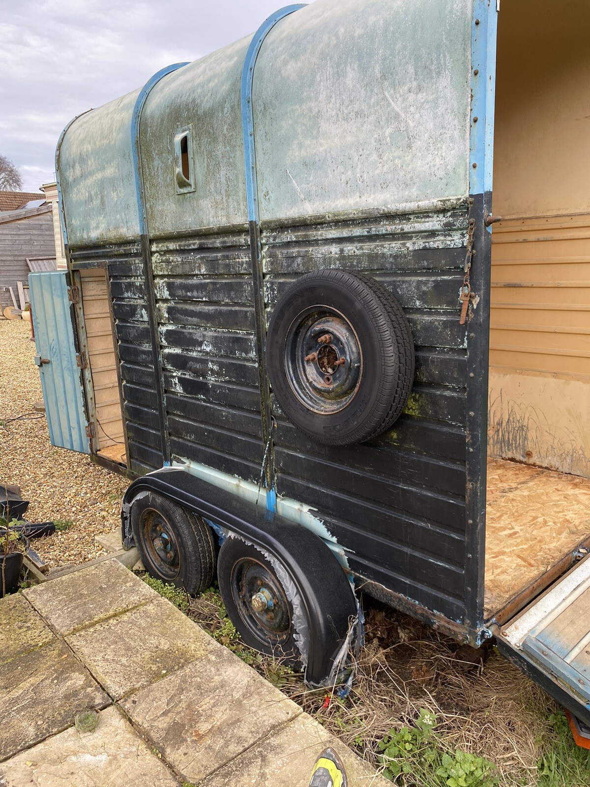 Rice Twin Axle Horse Box Trailer eBay