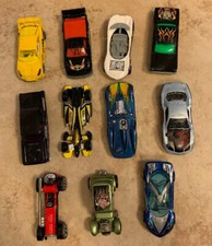 Vintage Hot Wheels 1988-2001 Toy Cars Die Cast Race Cars Mattel Lot Of 11