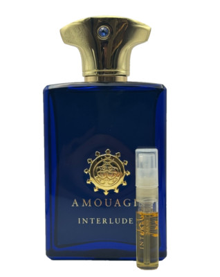 Amouage Interlude Man Carded Sample **VIAL** - 2ml/0.06oz NEW IN CARD