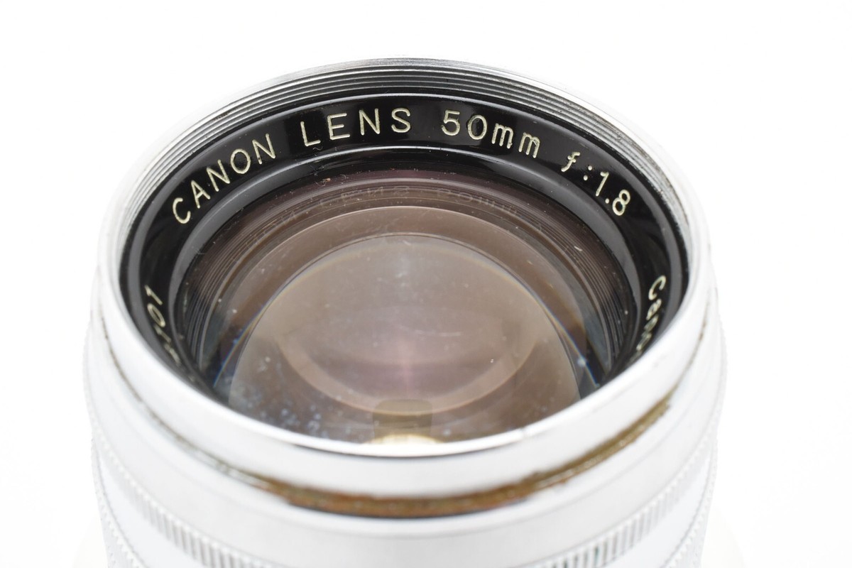 Very good] CANON early Chrome 50mm F/1.8 LTM L39 Leica Screw