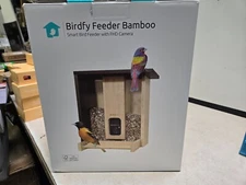 Birdfy NI-8401 Smart Bird Feeder Camera Bamboo SEALED!
