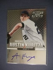 AUSTIN KUBITZA 2013 Panini Prizm Perennial Draft AUTO #96 RC Tigers
