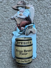 Ceresota Prize Bread Flour match holder, in exceptional original condition