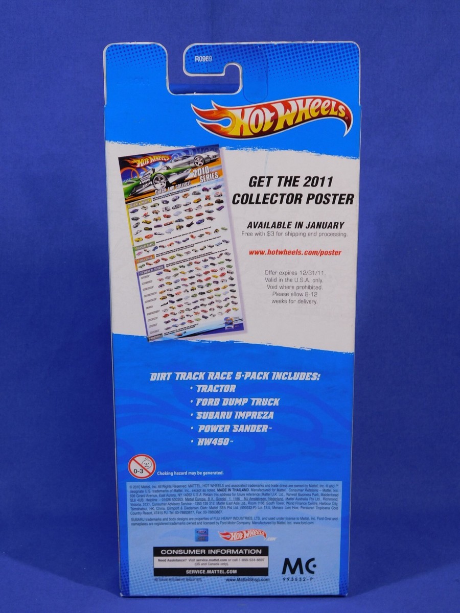 HOT WHEELS 5-PACK DIRT TRACK RACE 2011 GIFT SET | eBay